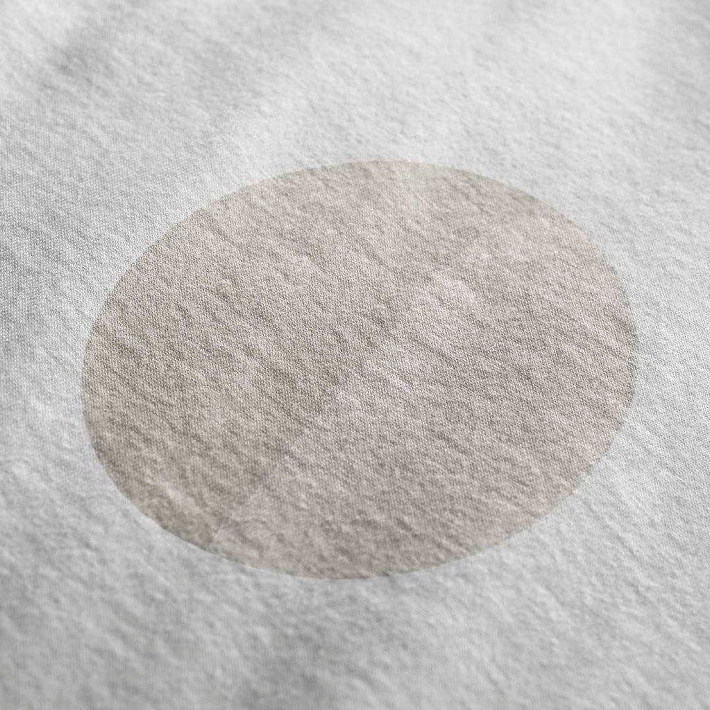 'Nothing is Black & White' certified organic (oversized) tee – white (women) by Oldest Daughter