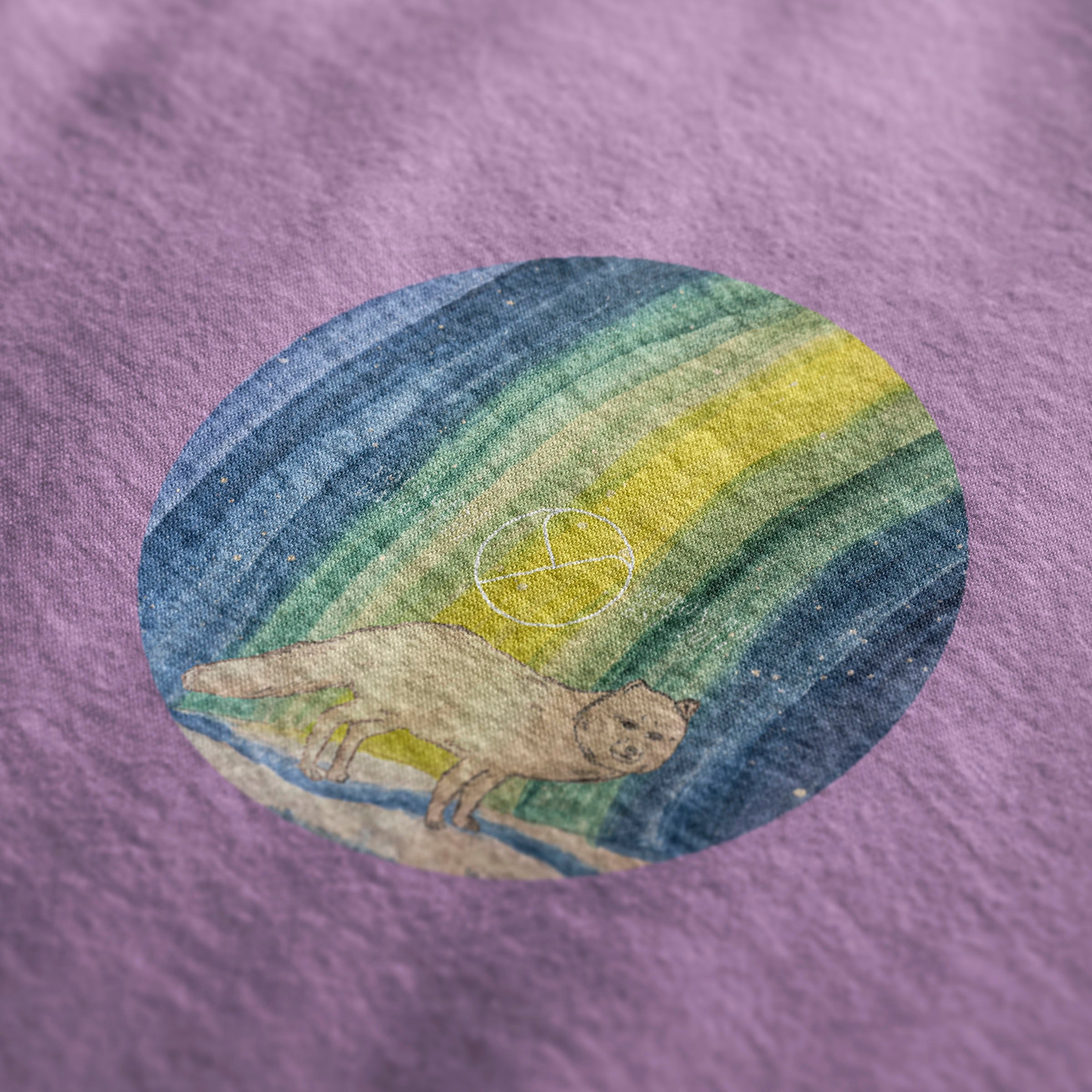LIMITED EDITION 'Northern Lights' certified organic kids tee – mauve (unisex) by Youngest Daughter