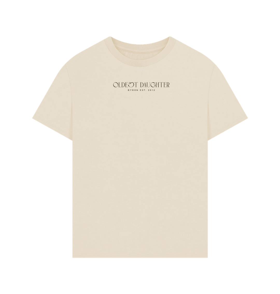 Oat 'Off the Wood' Organic Boyfriend Oversized Tee by Oldest Daughter