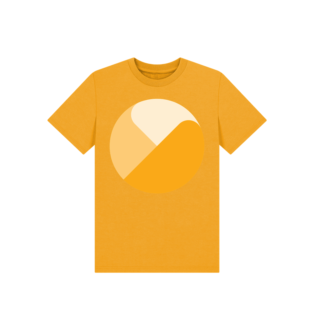 Mustard 'Here comes the Sun' Youngest Organic Kids Tee by Oldest Daughter