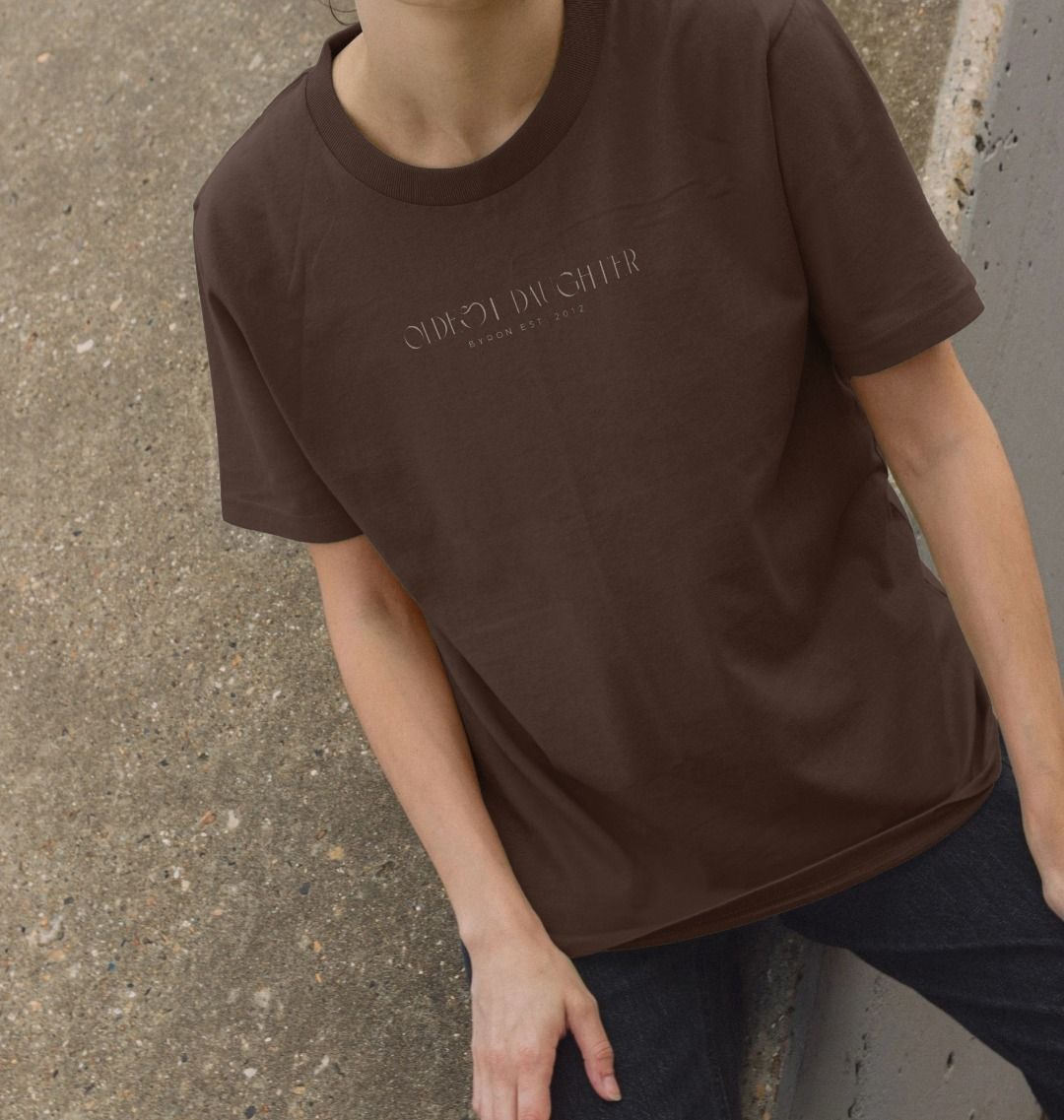 'Grounding' Organic Basic Tee by Oldest Daughter