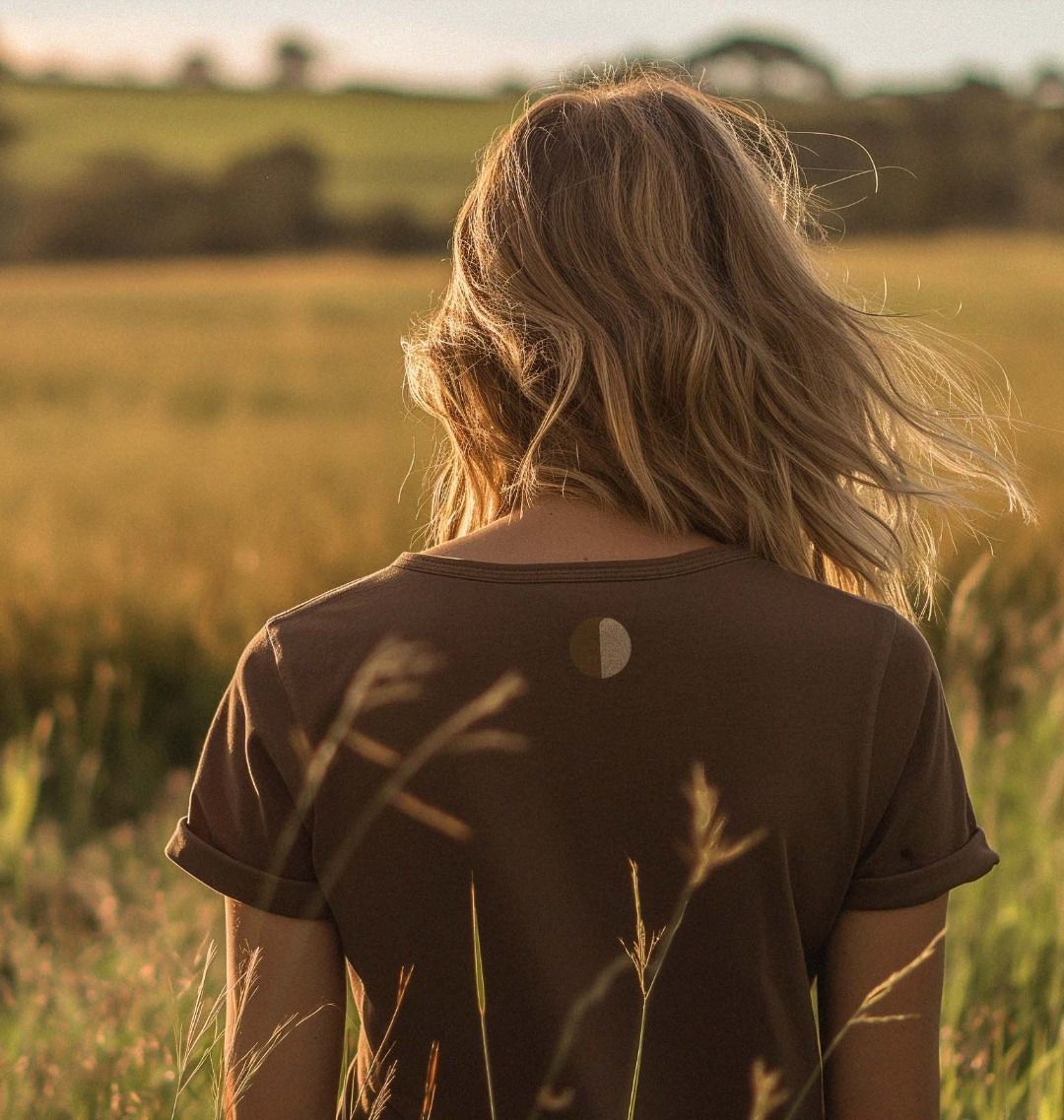 'Grounding' Organic Basic Tee by Oldest Daughter