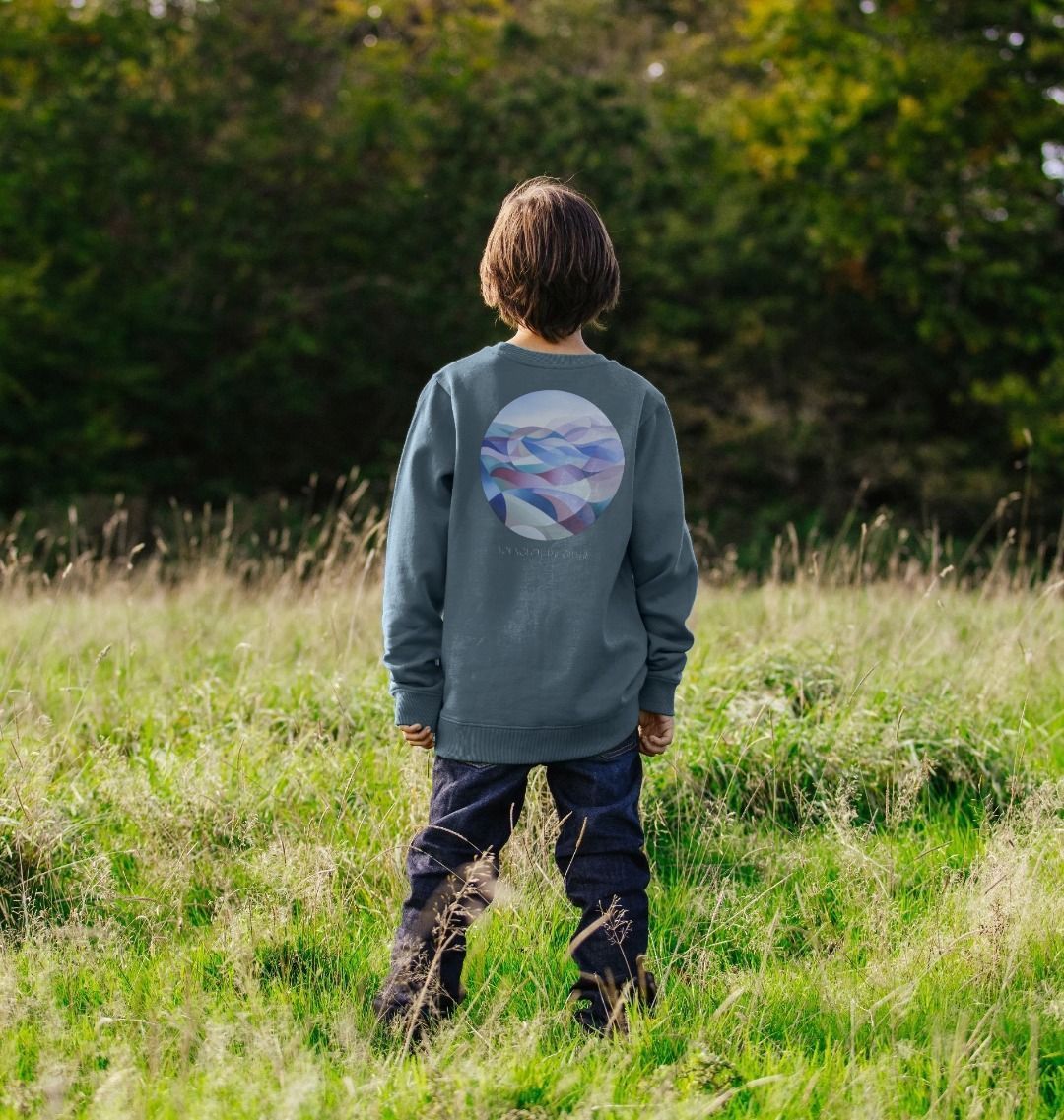 'Sit Bluey' Organic Kids Jumper by Youngest Daughter