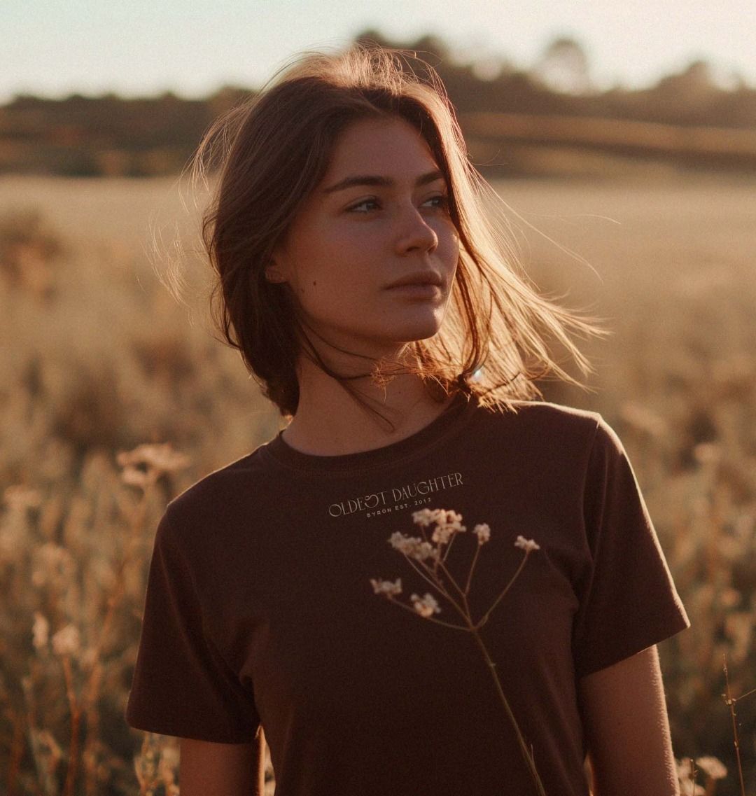 'Grounding' Organic Basic Tee by Oldest Daughter