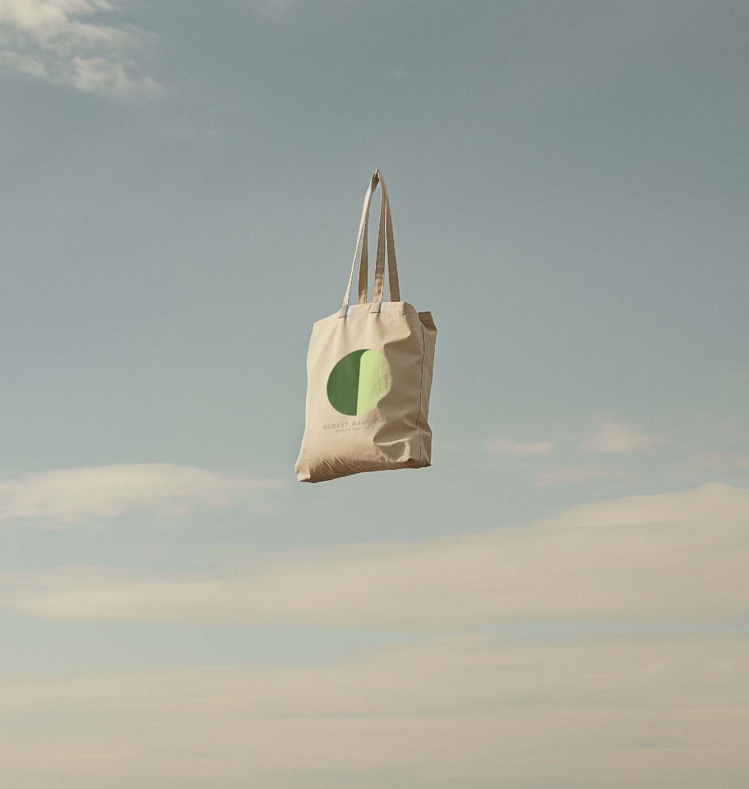 'Emotional Baggage' Eco Tote Shopping Bag by Oldest Daughter